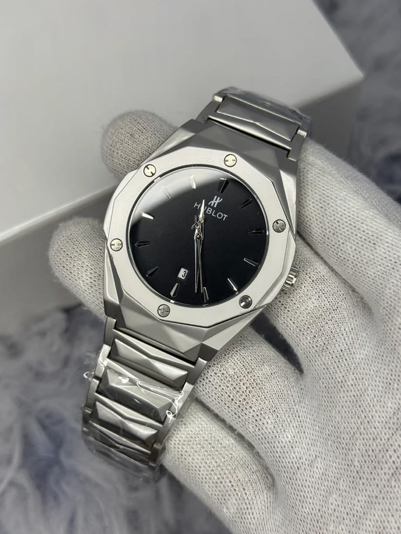 Hublot Diamond Cut Skeleton watch Available in Three Colour ....